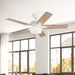Erikson 52"Ceiling Fan White-Fans-Kuzco Lighting-Lighting Design Store
