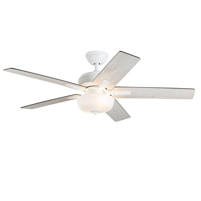 Erikson 52"Ceiling Fan White-Fans-Kuzco Lighting-Lighting Design Store