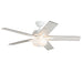 Erikson 52"Ceiling Fan White-Fans-Kuzco Lighting-Lighting Design Store