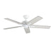 Erikson 52"Ceiling Fan White-Fans-Kuzco Lighting-Lighting Design Store
