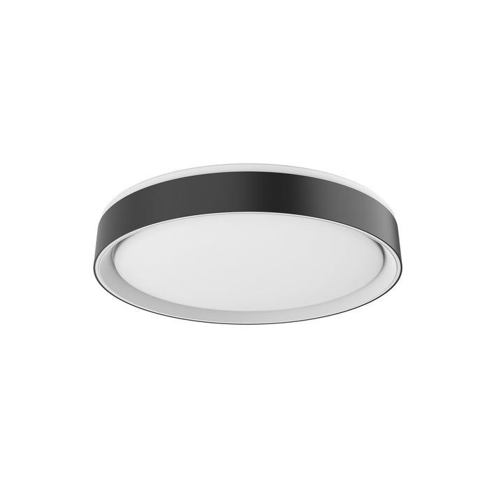 Essex LED Flush Mount Black-Flush Mounts-Kuzco Lighting-Lighting Design Store
