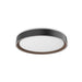Essex LED Flush Mount Black/Walnut-Flush Mounts-Kuzco Lighting-Lighting Design Store