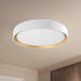 Essex LED Flush Mount White/Gold-Flush Mounts-Kuzco Lighting-Lighting Design Store