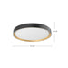 Essex LED Flush Mount White/Black-Flush Mounts-Kuzco Lighting-Lighting Design Store