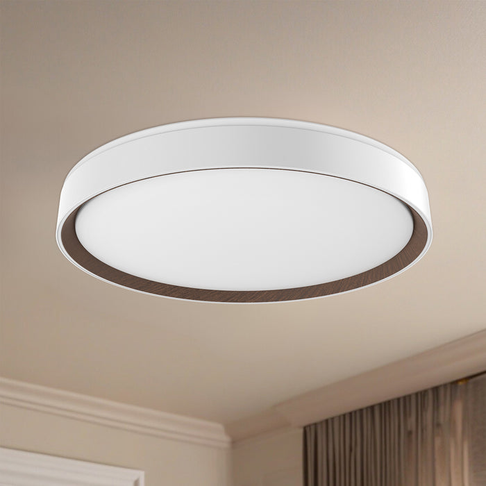 Essex LED Flush Mount White-Flush Mounts-Kuzco Lighting-Lighting Design Store
