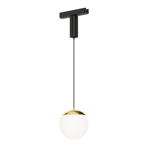 Continuum - Track LED Track Pendant White/Natural Aged Brass