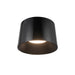 Etta LED Flush Mount Jet Black-Flush Mounts-Kuzco Lighting-Lighting Design Store