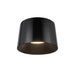 Etta LED Flush Mount Jet Black-Flush Mounts-Kuzco Lighting-Lighting Design Store