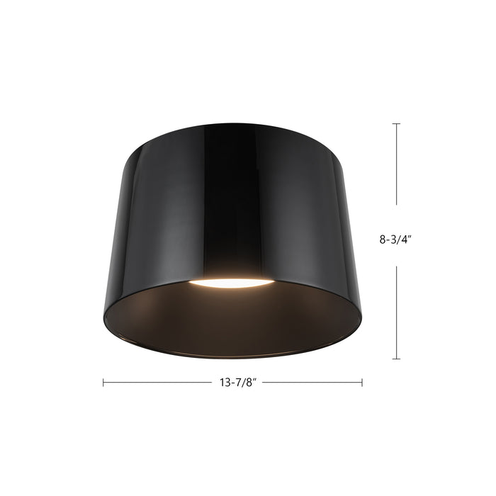 Etta LED Flush Mount Pearl White-Flush Mounts-Kuzco Lighting-Lighting Design Store