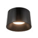 Etta LED Flush Mount Jet Black-Flush Mounts-Kuzco Lighting-Lighting Design Store