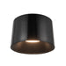 Etta LED Flush Mount Jet Black-Flush Mounts-Kuzco Lighting-Lighting Design Store