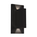 Vista LED Wall Sconce Black-Sconces-Kuzco Lighting-Lighting Design Store