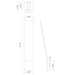 Nevis LED Wall Sconce Graphite-Sconces-Kuzco Lighting-Lighting Design Store