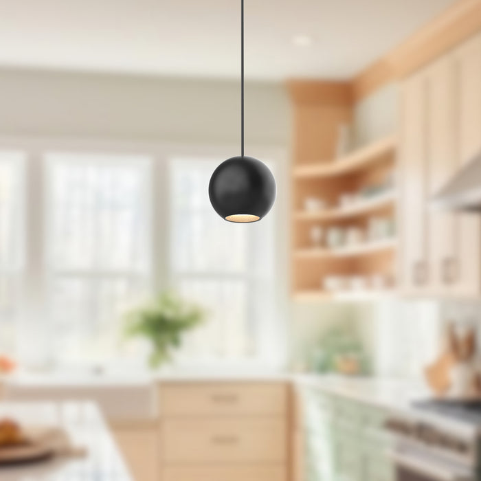Exo LED Pendant Black-Mini Pendants-Kuzco Lighting-Lighting Design Store