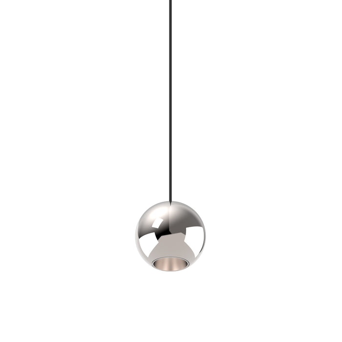 Exo LED Pendant Chrome-Mini Pendants-Kuzco Lighting-Lighting Design Store