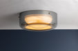 Eldred LED Flush Mount Aged Brass-Flush Mounts-Hudson Valley-Lighting Design Store