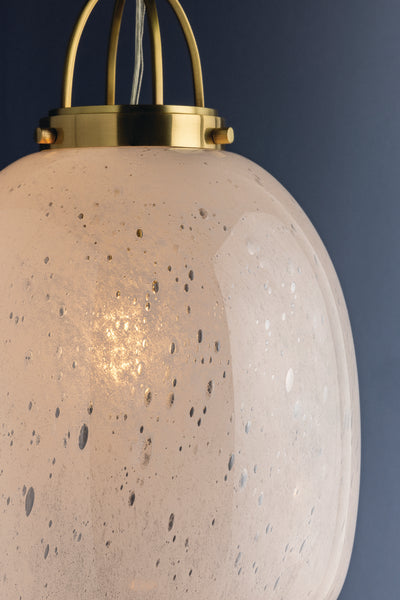 Enosburg One Light Pendant Aged Brass-Mini Pendants-Hudson Valley-Lighting Design Store