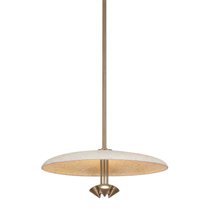 Garth LED Pendant Patina Brass