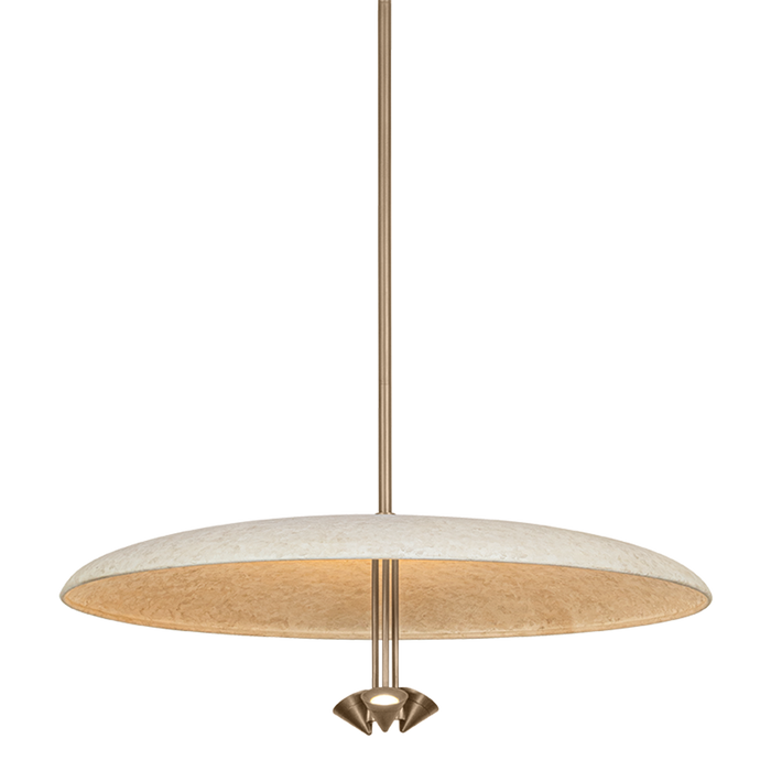 Garth LED Pendant Patina Brass