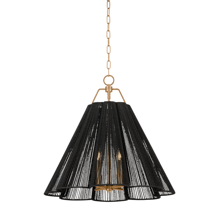 Sonoma Four Light Pendant Patina Gold Leaf