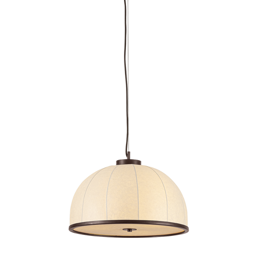 Rodrick Three Light Pendant Bronze Leaf