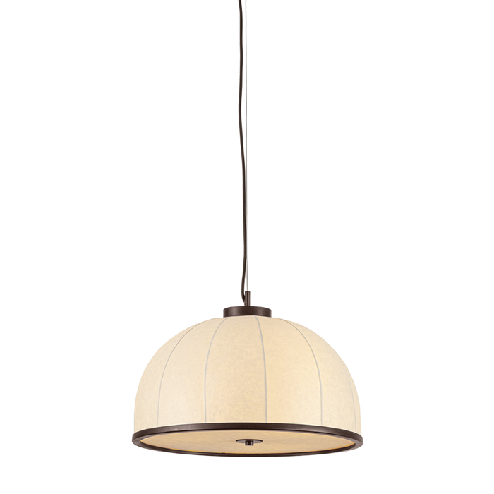Rodrick Three Light Pendant Bronze Leaf