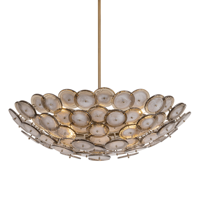 Wassama 14 Light Chandelier Patina Brass
