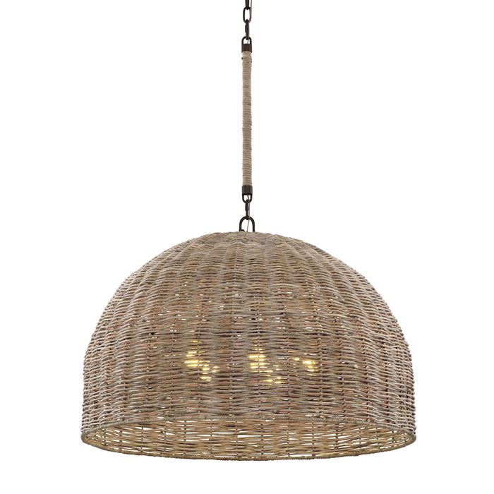 Huxley Five Light Chandelier Tidepool Bronze-Pendants-Troy Lighting-Lighting Design Store