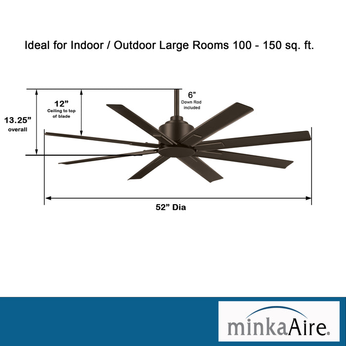 Xtreme H2O 52" Ceiling Fan-Fans-Minka Aire-Lighting Design Store