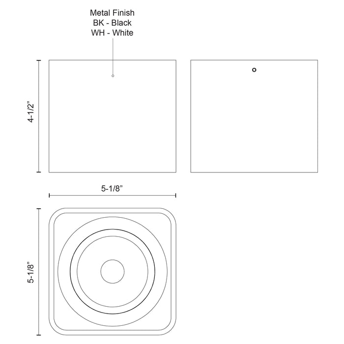 Falco LED Flush Mount White-Flush Mounts-Kuzco Lighting-Lighting Design Store
