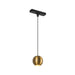 Faria LED Pendant Brushed Gold-Track-Kuzco Lighting-Lighting Design Store