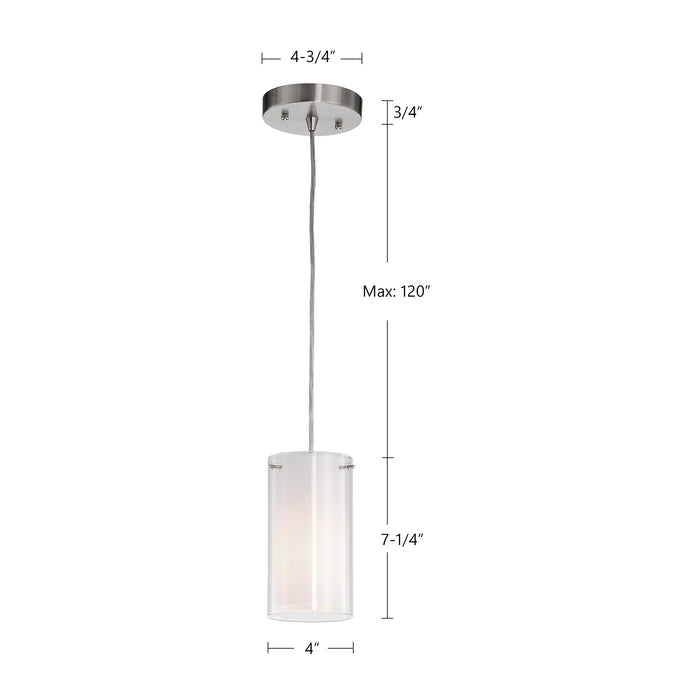 Firenze One Light Pendant White-Mini Pendants-Kuzco Lighting-Lighting Design Store