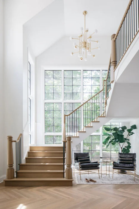 Fleming LED Chandelier-Large Chandeliers-Hudson Valley-Lighting Design Store