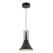 Floe LED Pendant Glossy Black/Clear Crystal-Mini Pendants-Kuzco Lighting-Lighting Design Store