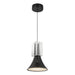 Floe LED Pendant Glossy Black/Clear Crystal-Mini Pendants-Kuzco Lighting-Lighting Design Store