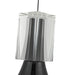 Floe LED Pendant Glossy Black/Clear Crystal-Mini Pendants-Kuzco Lighting-Lighting Design Store