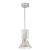 Floe LED Pendant Polished Nickel/Clear Crystal-Mini Pendants-Kuzco Lighting-Lighting Design Store