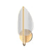 Flora LED Bathroom Fixture Natural Brass-Sconces-Alora-Lighting Design Store