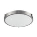Floyd LED Flush Mount Brushed Nickel-Flush Mounts-Kuzco Lighting-Lighting Design Store