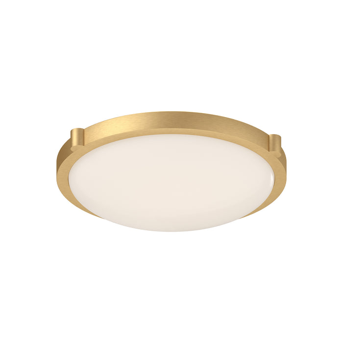 Floyd LED Flush Mount Brushed Gold-Flush Mounts-Kuzco Lighting-Lighting Design Store