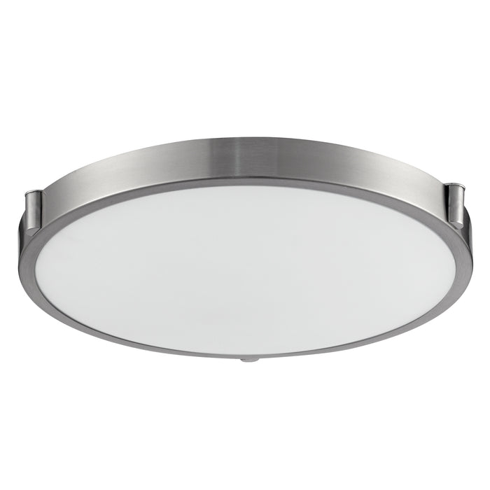 Floyd LED Flush Mount Brushed Nickel-Flush Mounts-Kuzco Lighting-Lighting Design Store