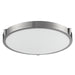 Floyd LED Flush Mount Brushed Nickel-Flush Mounts-Kuzco Lighting-Lighting Design Store