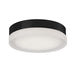 Bedford LED Flush Mount Black-Flush Mounts-Kuzco Lighting-Lighting Design Store