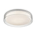 Aston LED Flush Mount Clear-Flush Mounts-Kuzco Lighting-Lighting Design Store