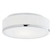 Charlie LED Flush Mount Chrome-Flush Mounts-Kuzco Lighting-Lighting Design Store