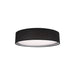 Dalton LED Flush Mount Black-Flush Mounts-Kuzco Lighting-Lighting Design Store