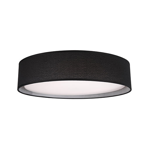 Dalton LED Flush Mount Black-Flush Mounts-Kuzco Lighting-Lighting Design Store