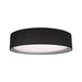 Dalton LED Flush Mount Black-Flush Mounts-Kuzco Lighting-Lighting Design Store