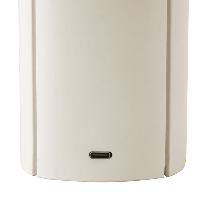 Close up of white lamb with USBC charging port