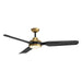 Fremont 60" Ceiling Fan Brushed Gold-Fans-Kuzco Lighting-Lighting Design Store